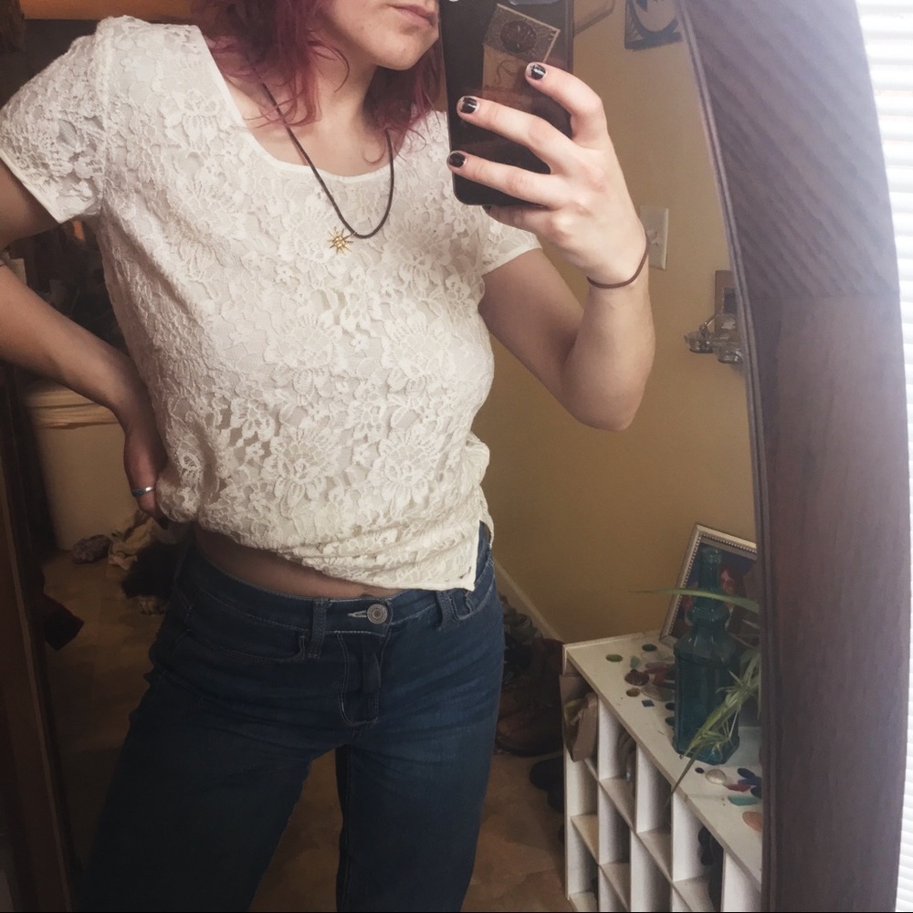 Lace blouse by Gap